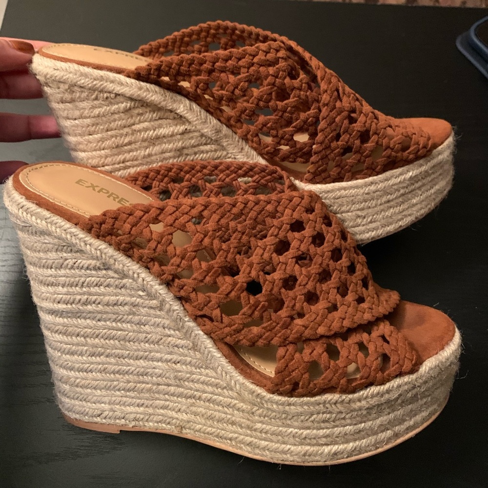 Espadrille heels 👠